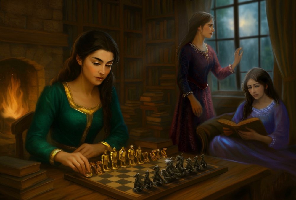 Picture of the three Dalbot sisters