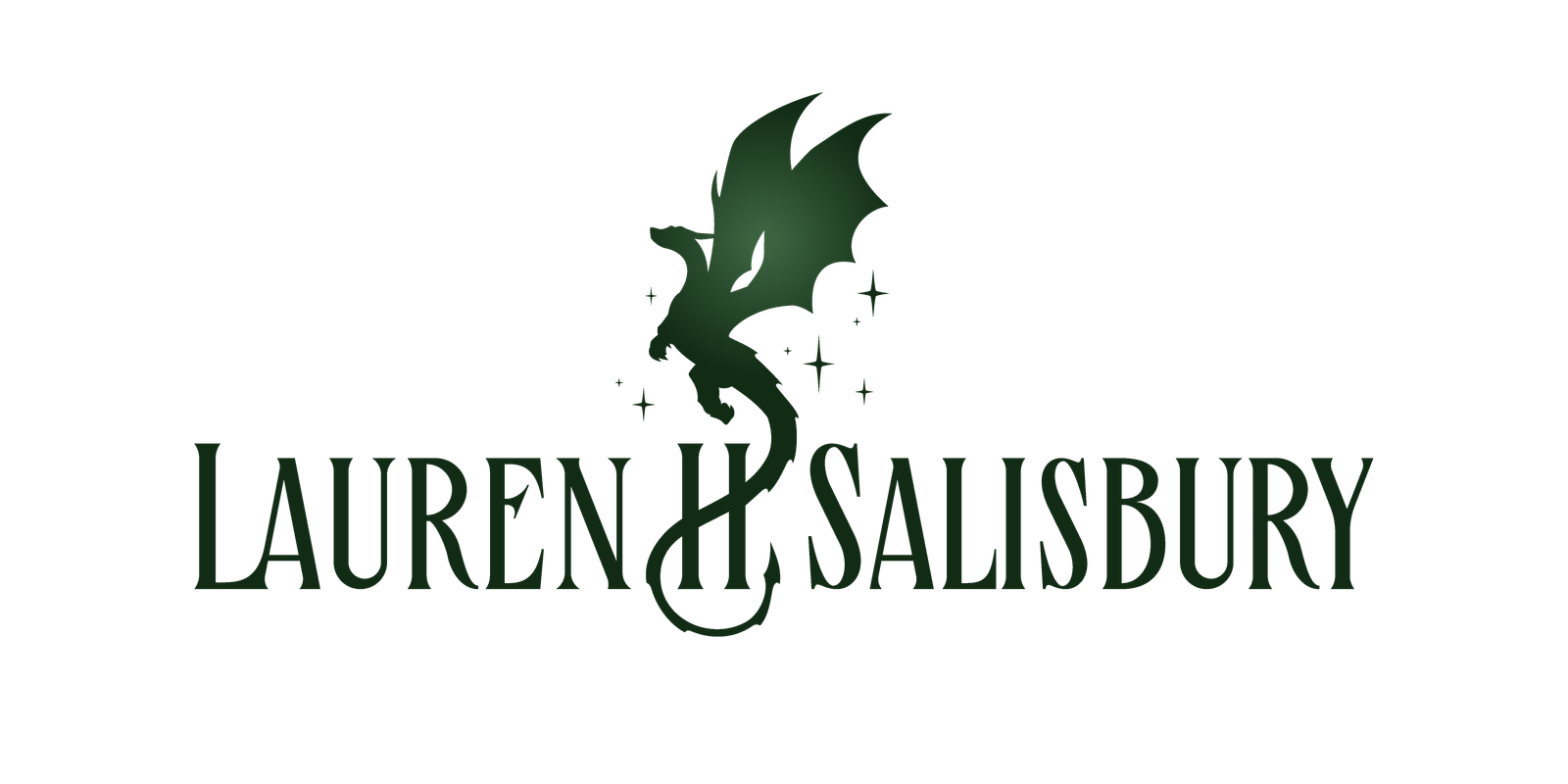 Author logo with dragon motif